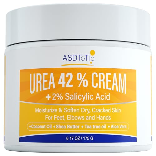 Urea Foot Cream 42% - Moisturizing Heel and Skin Repair for Dry Cracked Feet