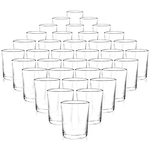 36 Pack Glass Votive Candle Holders - Clear Tealight Candle Holders - Variation of THIS Listing