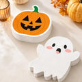 Halloween Ghost and Pumpkin Napkins Set - 100Pcs, Festive Disposable Tableware