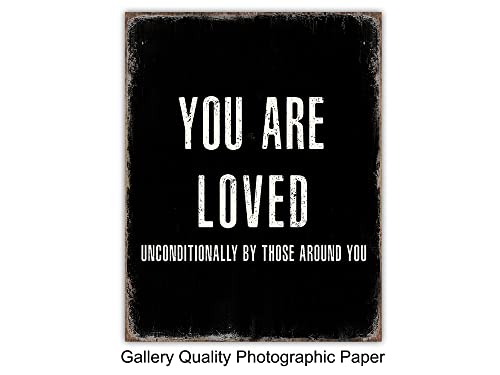Positive Affirmations Wall Art - Motivational Quotes for Home Office & Classroom Decor