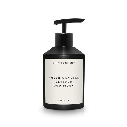 ENVIRONMENT BR540 Luxury Scented Lotion - 300ml Amber Crystal, Vetiver & Oud Musk for Men & Women