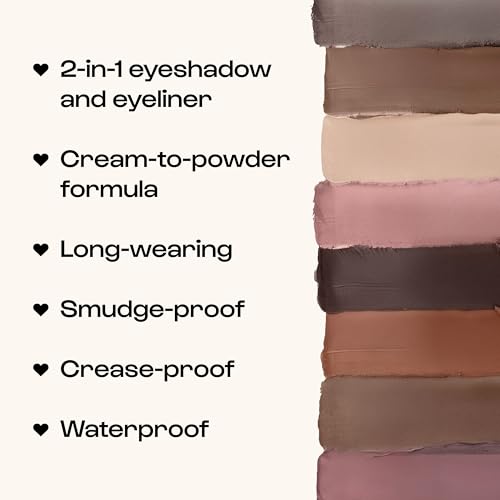 Eyeshadow Stick & Liner Go Cocoa - Dark Chocolate Matte, Highly Pigmented