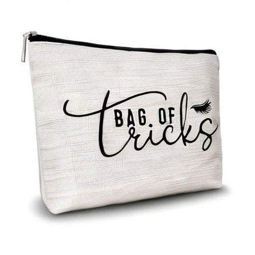GREOXG Inspirational Makeup Bag, Little Bag Of Tricks Cosmetic Bag, Friendship Gifts for Girls Teens Women Birthday Christmas Graduation-A19