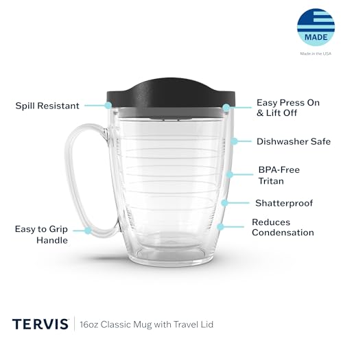 16oz Insulated Tervis Pumpkin Mug - Keeps Drinks Hot or Cold, Made in USA