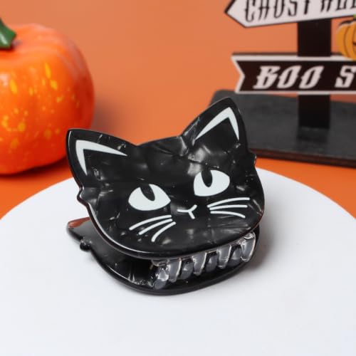 Halloween Claw Hair Clips for Girls & Women - Ghost Design, Variation B