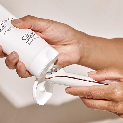 Silk'n Conductive Slider Gel, Moisturizing Hyaluronic Gel For Use With Silk’n Anti-Aging Devices, Paraben Free, Sulfate Free, Fragrance Free & Water Based, 4.4 Fl Oz