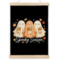 Halloween Ghost Fall Canvas Wall Art Decor 12x16 - Linen Style