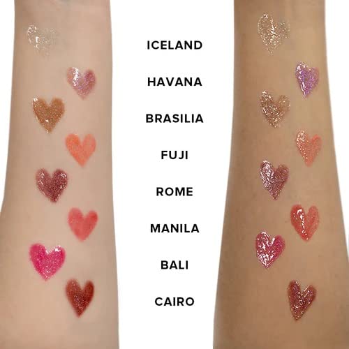 Sistar KISS ME Lip Filler - Hydrating Plumping Lip Gloss with Ultra Glitter | 2.5 mL (Fiji)