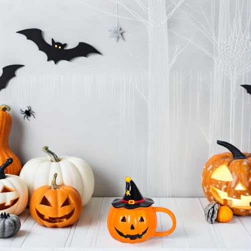 Halloween Pumpkin Mug 11oz Ceramic Coffee Cup - Spooky Fall Decor