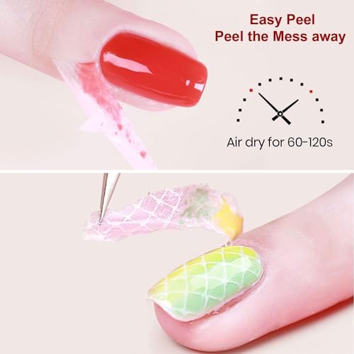 Beetles No Wipe Gel Nail Top Coat & Base Coat Liquid Latex Set 3 Pcs - N-Clear-3