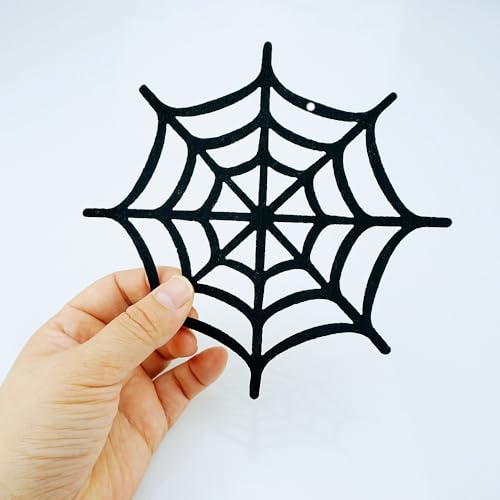 30 PCS Felt Spider Web Decorations Halloween Hanging Ornaments Bulk Set