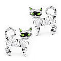 Halloween Mummy Cat Balloons Arch Kit for Spooky Party Decorations