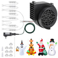 12V 0.85A Inflatable Fan Replacement Kit with LED Lights & 1.5A Adapter - Halloween Christmas Decorations - Variation of 0.85A Air Blower