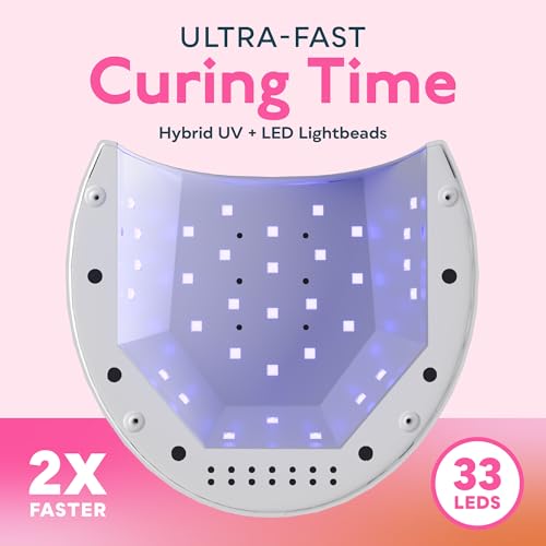 UV LED Nail Lamp for Gel Nails - Professional Hand & Pedicure Light