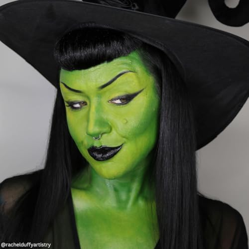 Mehron Makeup Tri-Color Halloween Face Paint Palette - Witch Variation