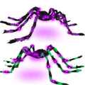 Halloween Spider Decorations Light Up 4ft Giant Spider Set - Variation of HalloweenA