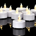 Battery Operated Flameless Tea Lights - Warm White 200 Pack for Decoration - Variation of THIS listing