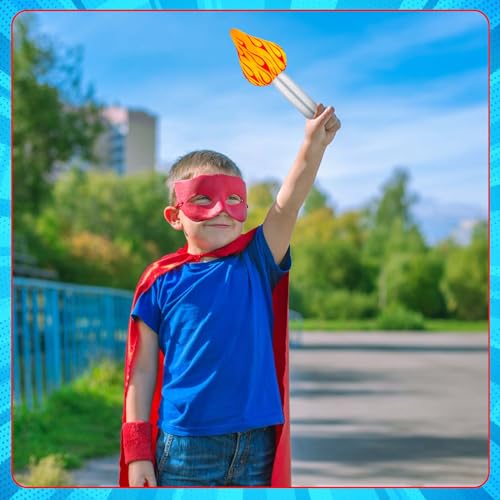 Inflatable Torch Party Decorations - 4-Pack Halloween Medieval Sports Event Prop