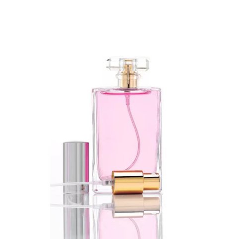 100ml Glass Perfume Atomizer,2 Pcs Empty Refillable Perfume Spray Bottle for Men and Women,Portable Fragrance Fine Mist Spray Bottle Dispenser for Travel (Gold+Black)