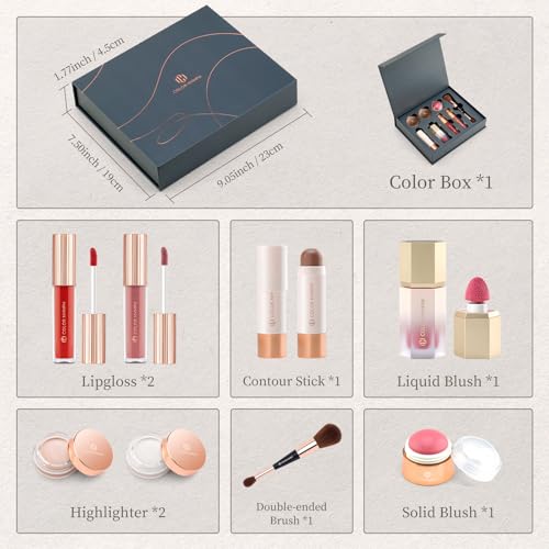 Color Nymph Special Edition Makeup Kit for Beginners & Teens - All-in-One Face & Lip Set
