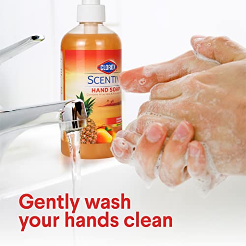 Clorox Scentiva Liquid Hand Soap Hawaiian Sunshine 14 Fl Oz - Moisturizing & Germs