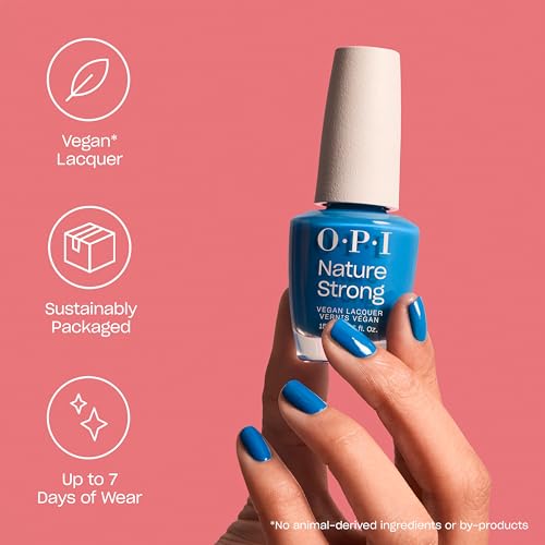 OPI Nature Strong 3-Step Nail System - Base & Top Coat, Natural Colors