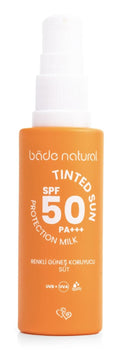 Bade Natural Tinted Mineral Sunscreen SPF 50 - Lightweight Zinc Oxide Facial Milk for UVA/UVB Protection - 1 fl oz