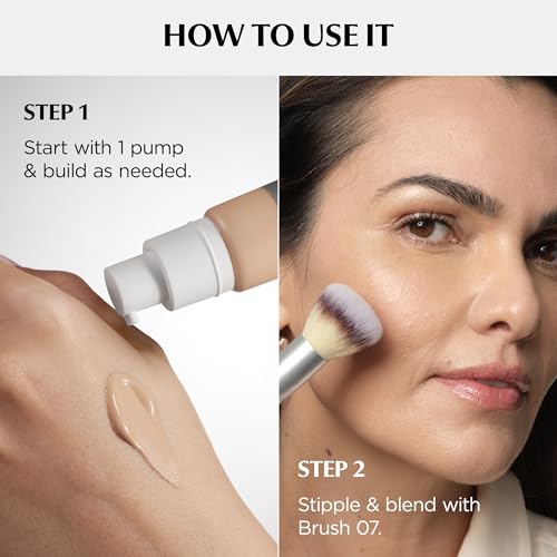 IT Cosmetics CC+ Cream Travel (Medium) - Natural Full Coverage Foundation With SPF 50+, Color Corrector & Anti-Aging Hydrating Serum, Hyaluronic Acid + Peptides, Up To 24H Wear - 0.4 fl oz