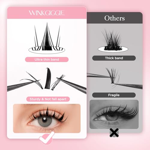 False Eyelash Clusters - Wispy Spiky Natural Volume Lashes 144PCS F03