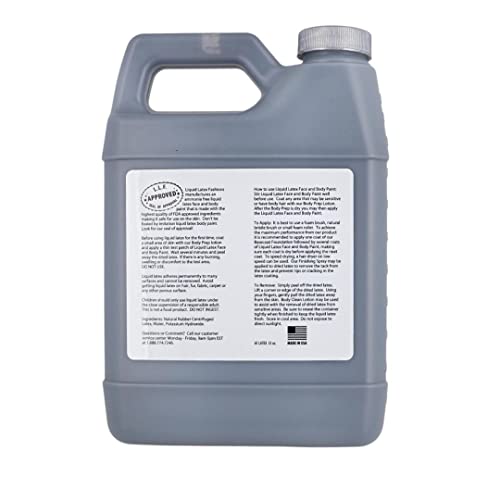 Liquid Latex Body Paint - Black, Ammonia-Free, Easy Removal for Cosplay & Makeup
