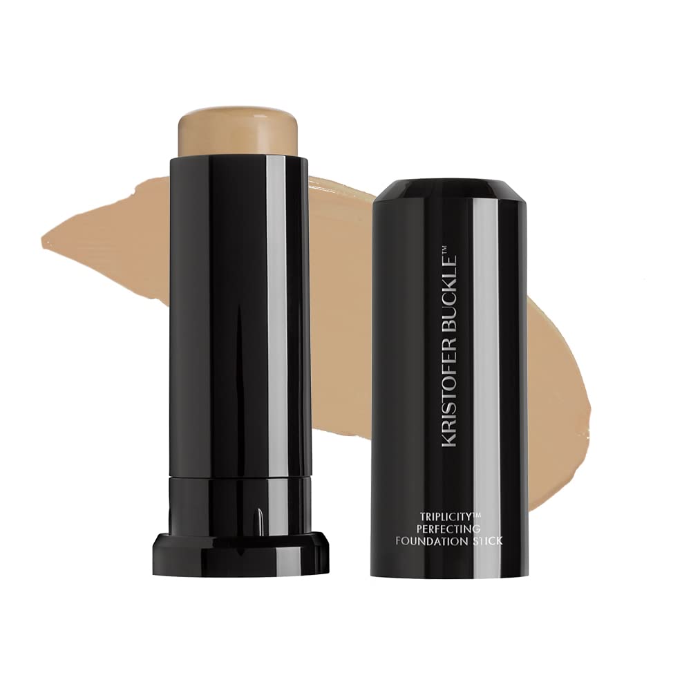 Triplicity® Perfecting Foundation Stick - 0.4 Oz | Buildable Coverage & Soft-Focus Effect | Tan Shade