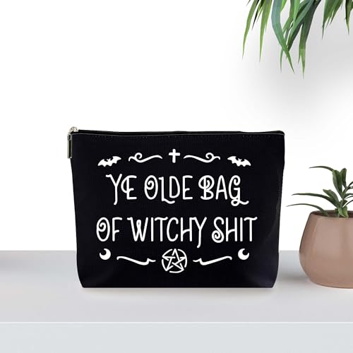 Witchy Makeup Bag - Aesthetic Travel Cosmetic Organizer with Variation 075