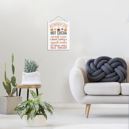 Fall Sign 01 - Rustic Autumn Wooden Wall Plaque for Kitchen & Home Decor