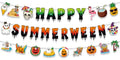 Summerween Banner - Spooky Summer Halloween Garland for Pool & Beach Parties - 3 Pack