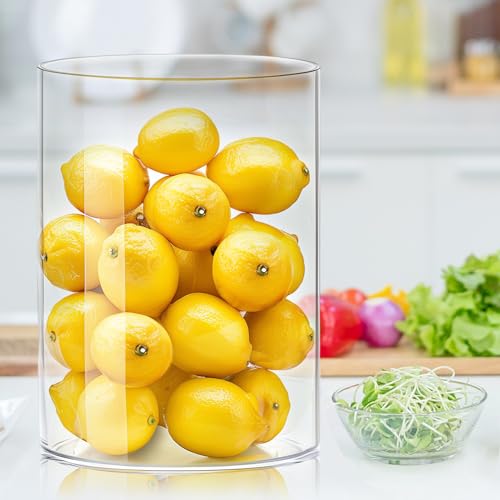 6x6 Inch Clear Flower Vase - Modern Cube Centerpiece for Home & Events - 1 Piece