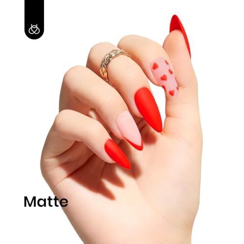 Beetles Red Gel Nail Polish 15ML - Creme Red Soak Off UV for Fall Nail Art DIY (Variation: C - Creme Red | Red)