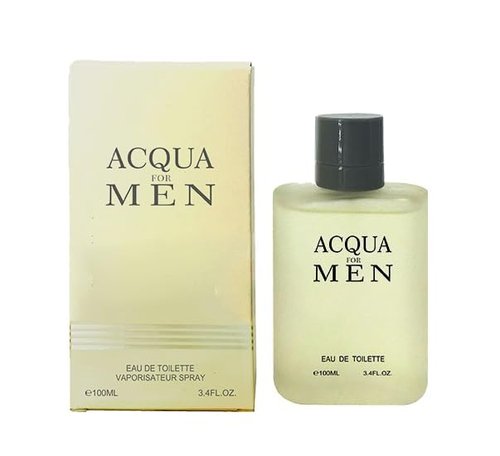Acqua Cologne for Men - Fragrance Set with Bergamot, Jasmine & Cedarwood | 3.4oz x 3pcs