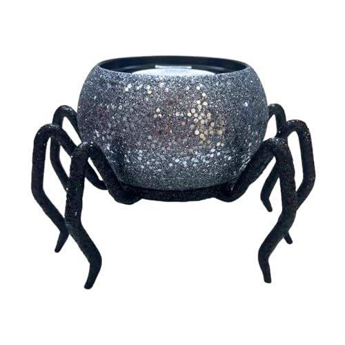 Halloween Spider Candle Holder - 3-Wick Candle Accessory for Fall Decor