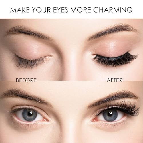 Reusable Magnetic Eyelashes Natural Look with Applicator & Comb - No Glue Needed