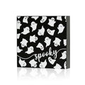 Halloween Wooden Box Decor - Ghost Spooky Faux Books for Indoor Table Display