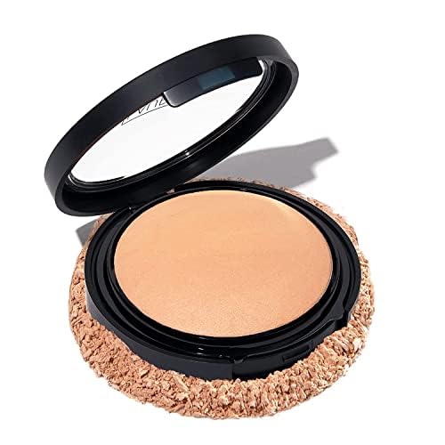 Laura Geller New York Baked Double Take Powder Foundation - Medium - Buildable Coverage & Matte Finish