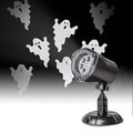 PEIDUO Halloween Ghost Projector Light - White, Waterproof Outdoor Yard & Garden Decor