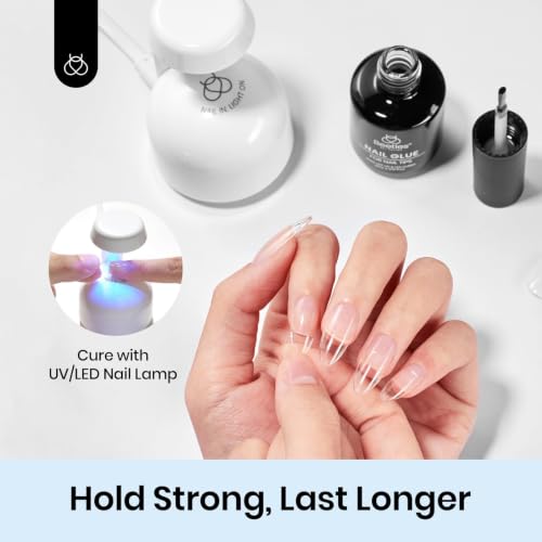 Beetles 15ml Gel Nail Glue 9-in-1 for Acrylic Nails Tips - B-Clear-1