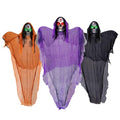 Giant Hanging Skeleton Ghost Decorations - 3 Pack Outdoor Halloween Yard & Porch Decor