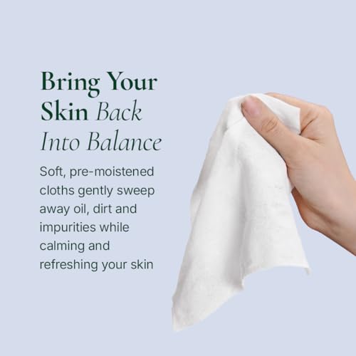 Humphreys Witch Hazel Cleansing Cloths with Aloe - 25 Face Wipes