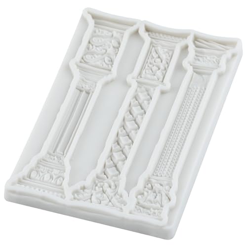 Roman Column Silicone Mold Greek Pillars Cake Decorating Set - Style B