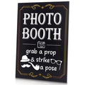 Happiness Photo Booth Sign with Stand - Retro Party Photo Props