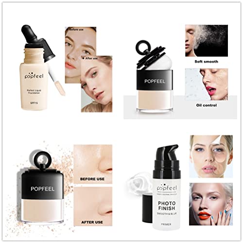 All-in-One Makeup Set with Eyeshadow Lipstick Face Powder Eyeliner for Women & Girls