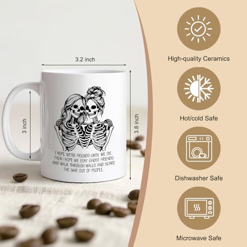 I Hope We're Friend 11oz Double-Sided Ceramic Coffee Mug - White47