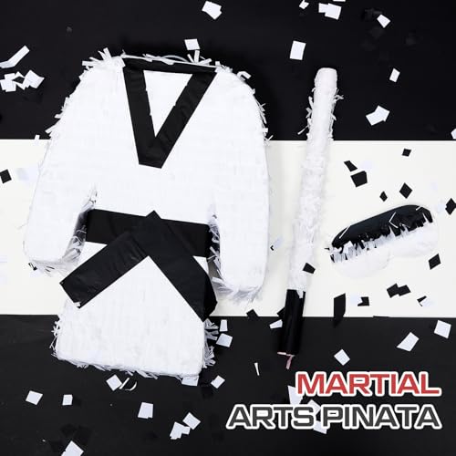 Martial Arts Piñata with Rod and Blindfold - Kids Party Toy